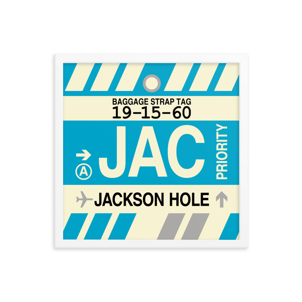 Travel-Themed Framed Print • JAC Jackson Hole • YHM Designs - Image 14