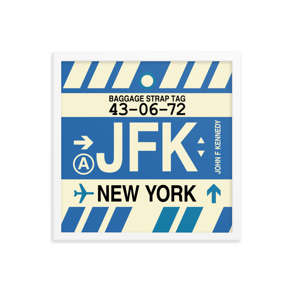 Travel-Themed Framed Print • JFK New York City • YHM Designs - Image 14