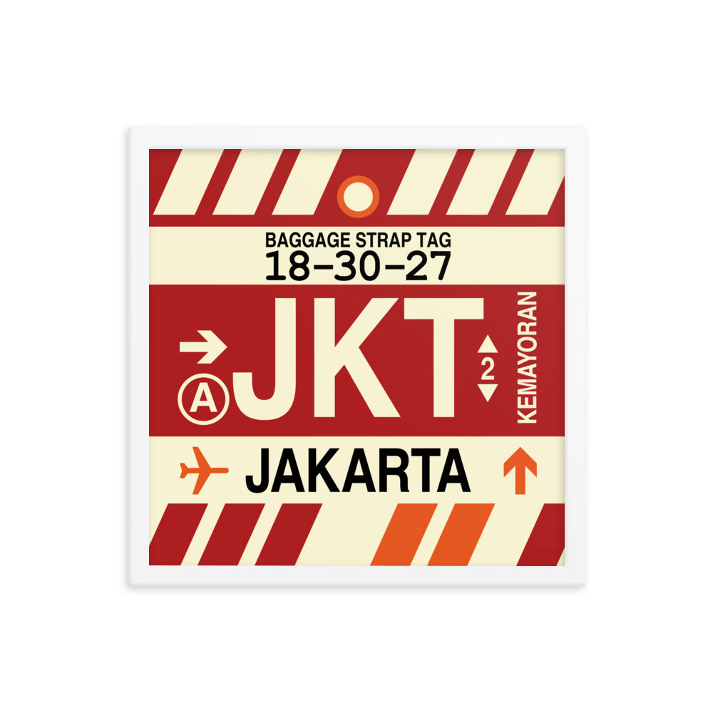 Travel-Themed Framed Print • JKT Jakarta Souvenir • YHM Designs - Image 14
