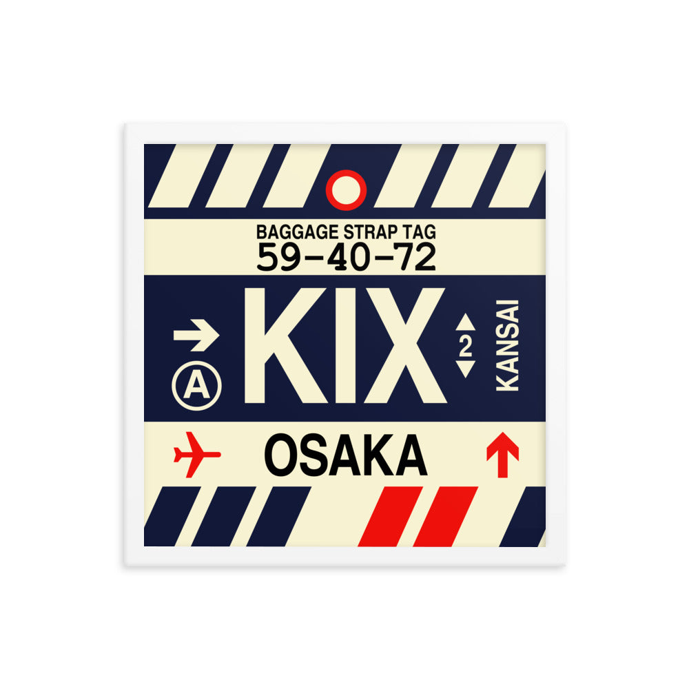 Travel-Themed Framed Print • KIX Osaka Souvenir • YHM Designs - Image 14