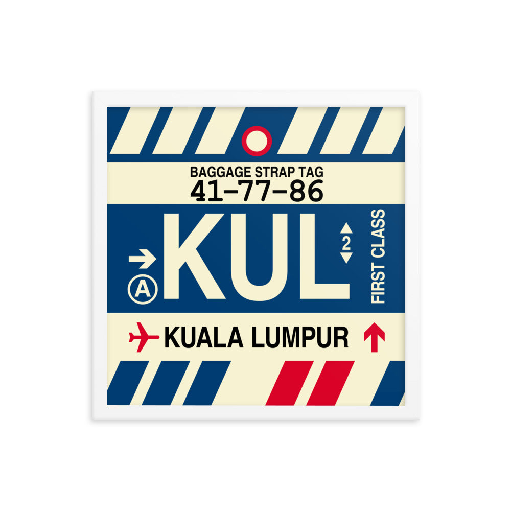 Travel-Themed Framed Print • KUL Kuala Lumpur Souvenir • YHM Designs - Image 14