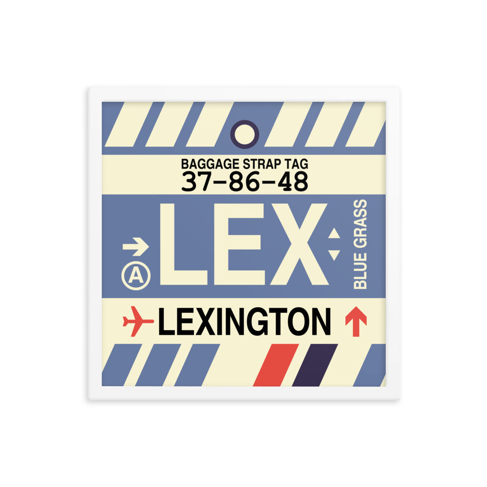 Travel-Themed Framed Print • LEX Lexington • YHM Designs - Image 14