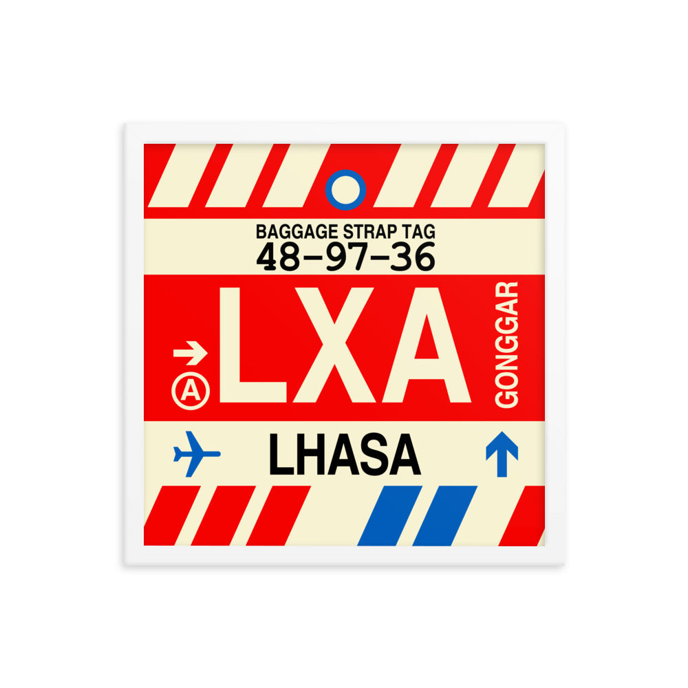Travel-Themed Framed Print • LXA Lhasa Souvenir • YHM Designs - Image 14