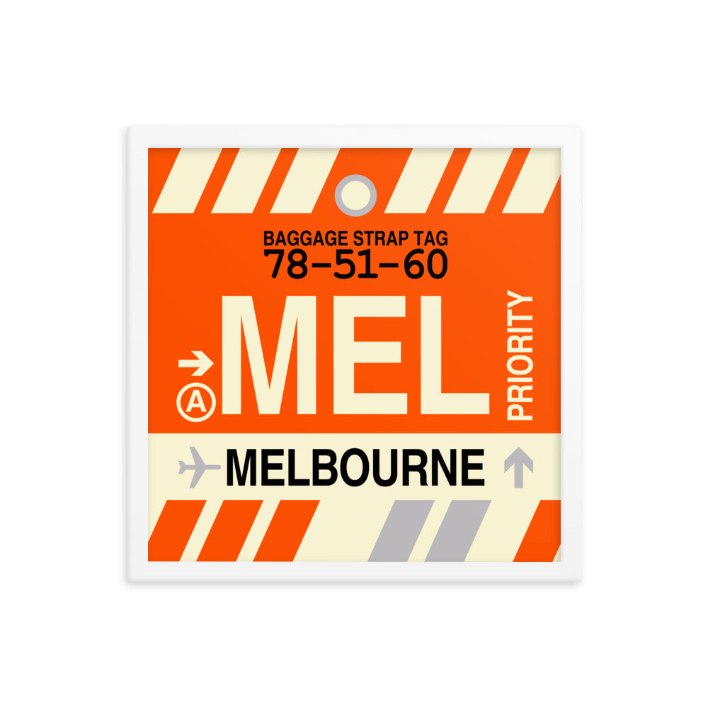 Travel-Themed Framed Print • MEL Melbourne • YHM Designs - Image 14