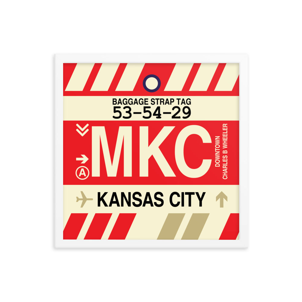 Travel-Themed Framed Print • MKC Kansas City • YHM Designs - Image 14