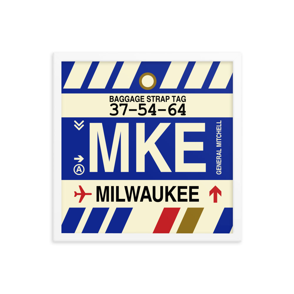 Travel-Themed Framed Print • MKE Milwaukee • YHM Designs - Image 14