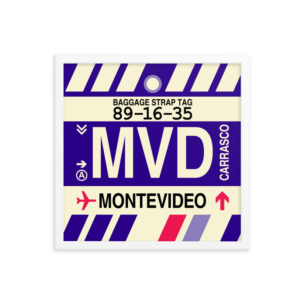 Travel-Themed Framed Print • MVD Montevideo • YHM Designs - Image 14