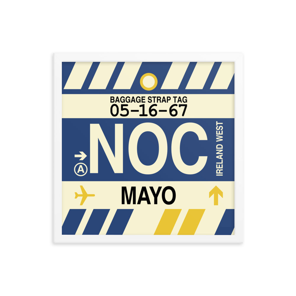 Travel-Themed Framed Print • NOC Mayo Souvenir • YHM Designs - Image 14
