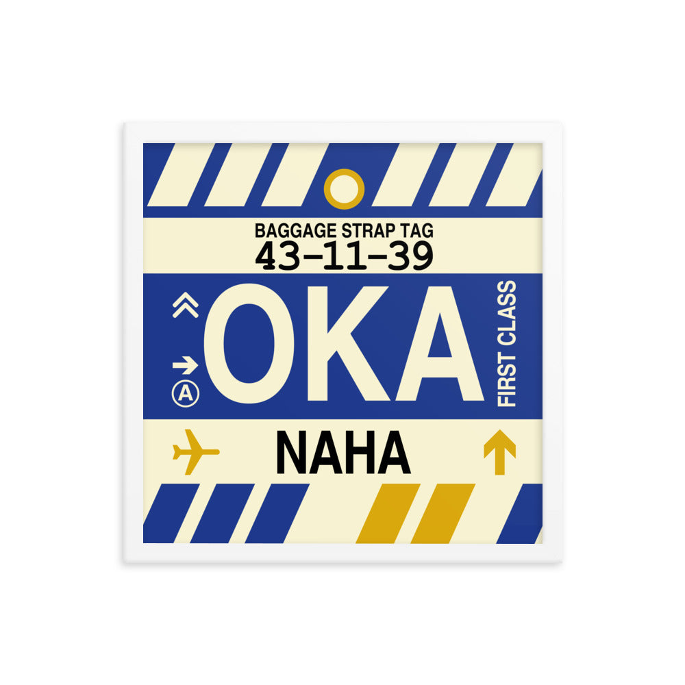 Travel-Themed Framed Print • OKA Naha (Okinawa) Souvenir • YHM Designs - Image 14
