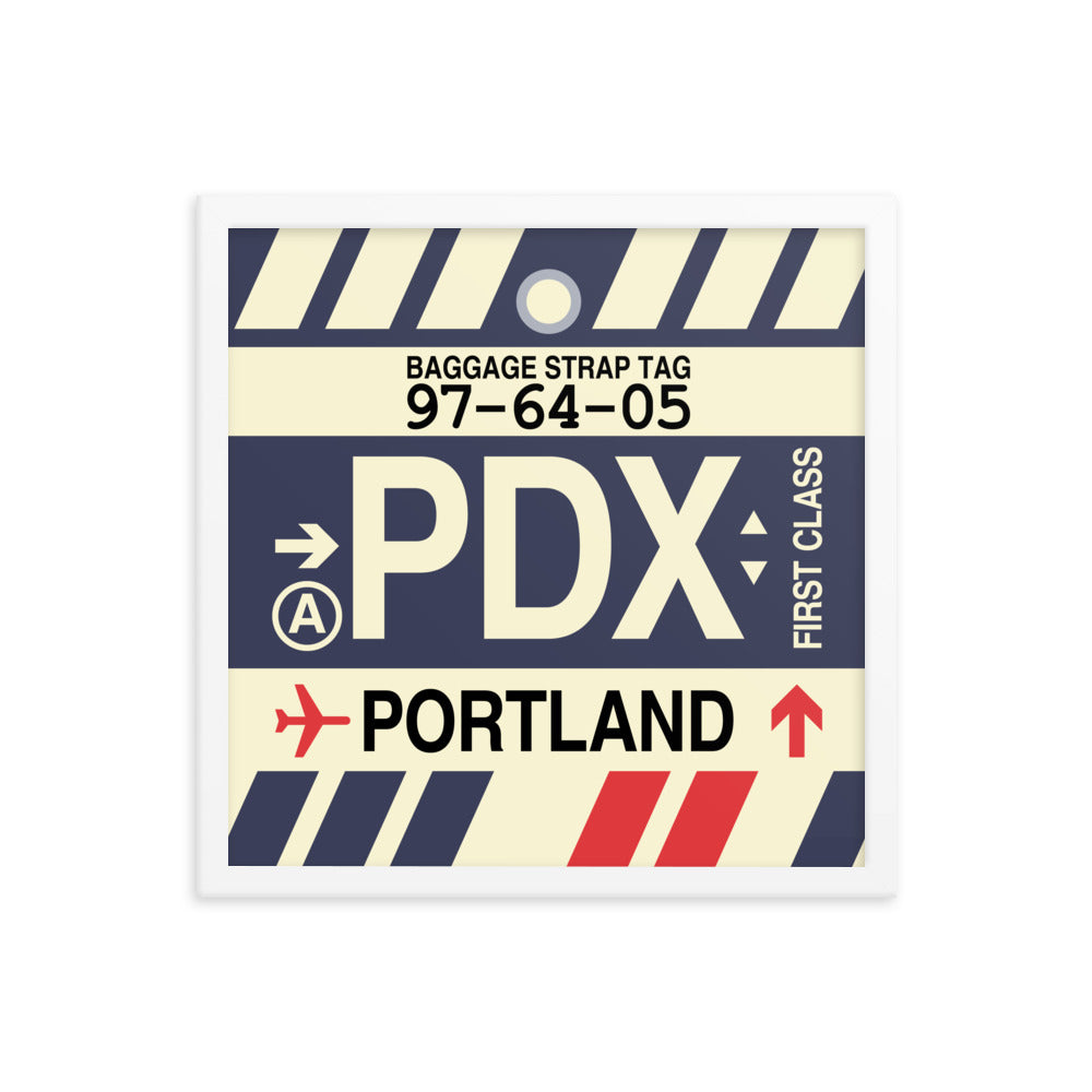 Travel-Themed Framed Print • PDX Portland • YHM Designs - Image 14