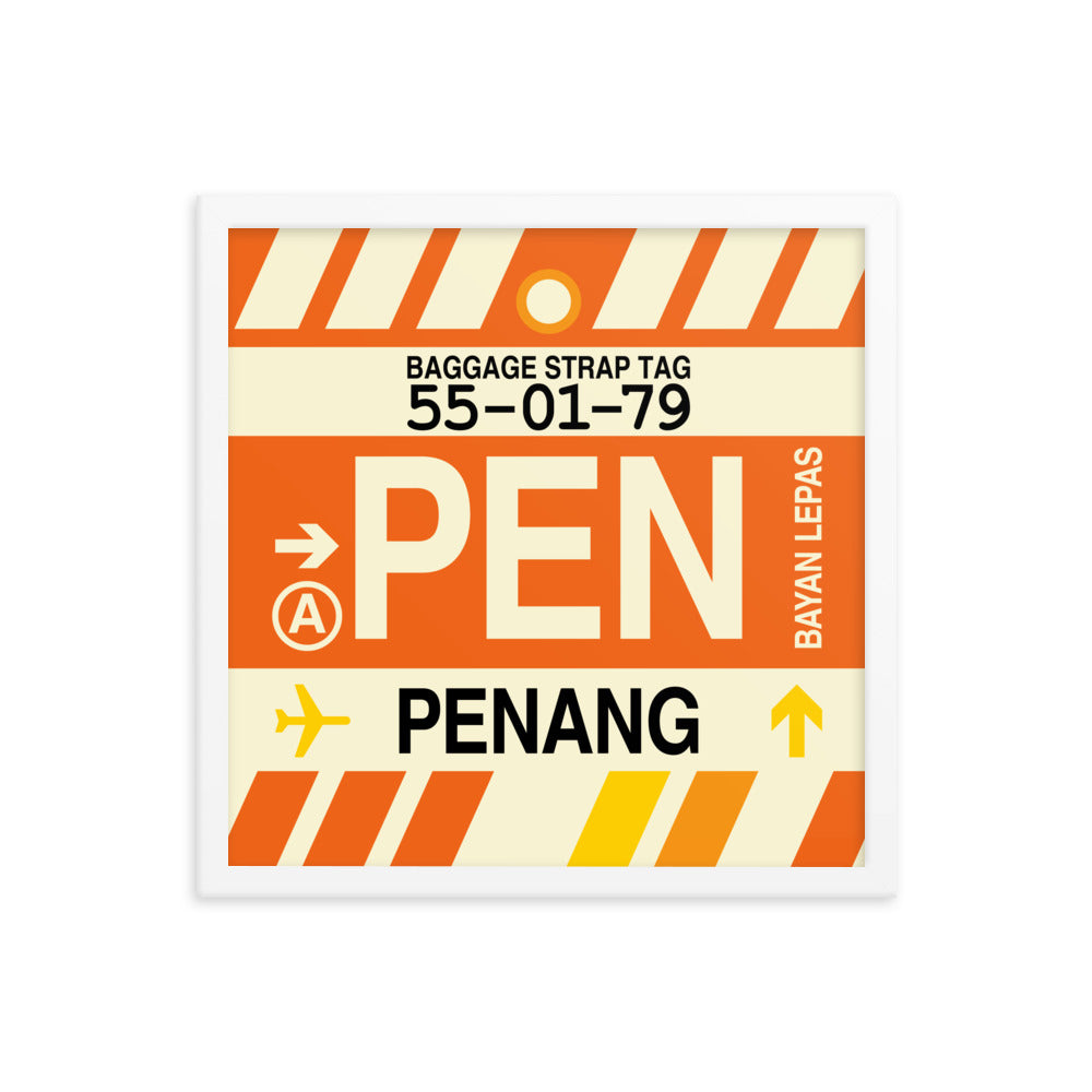 Travel-Themed Framed Print • PEN Penang Souvenir • YHM Designs - Image 14