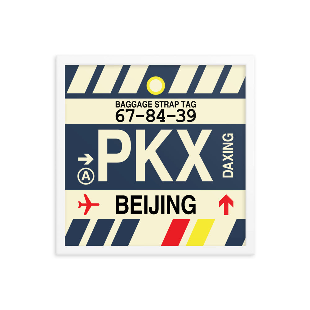 Travel-Themed Framed Print • PKX Beijing Souvenir • YHM Designs - Image 14