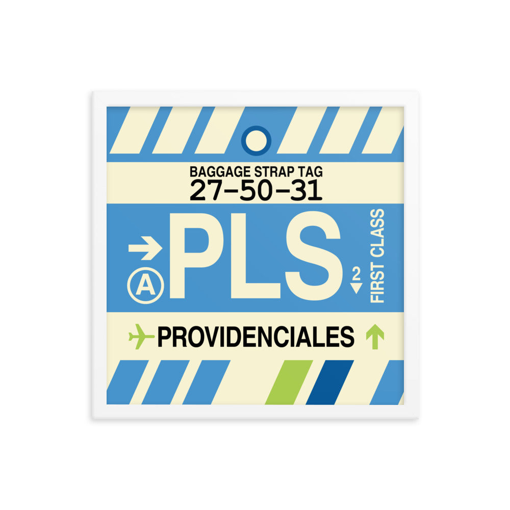 Travel-Themed Framed Print • PLS Providenciales Souvenir • YHM Designs - Image 14