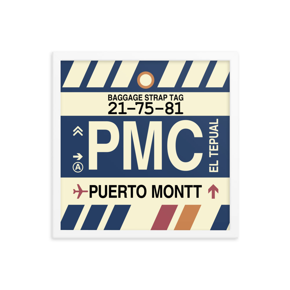 Travel-Themed Framed Print • PMC Puerto Montt Souvenir • YHM Designs - Image 14