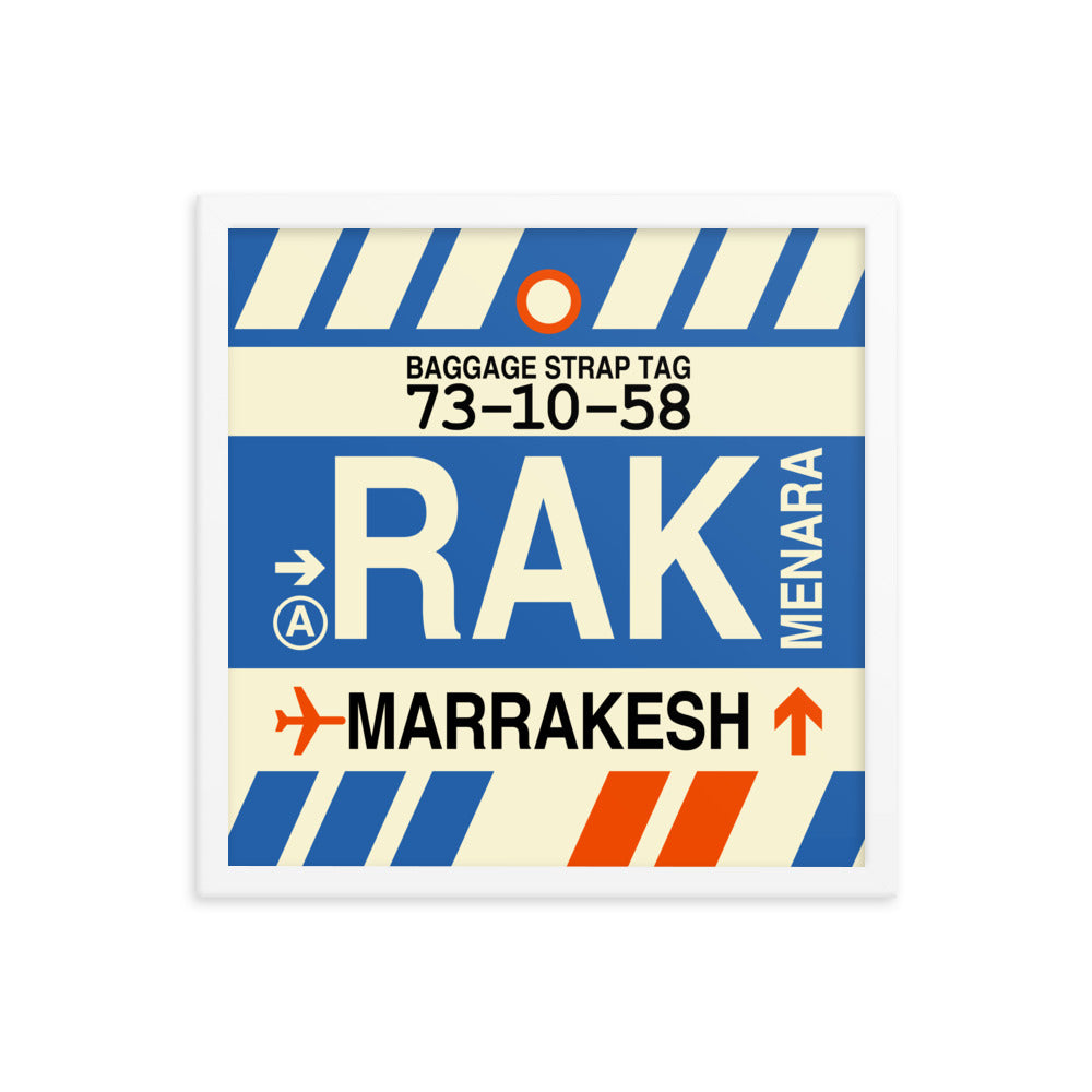 Travel-Themed Framed Print • RAK Marrakesh • YHM Designs - Image 14