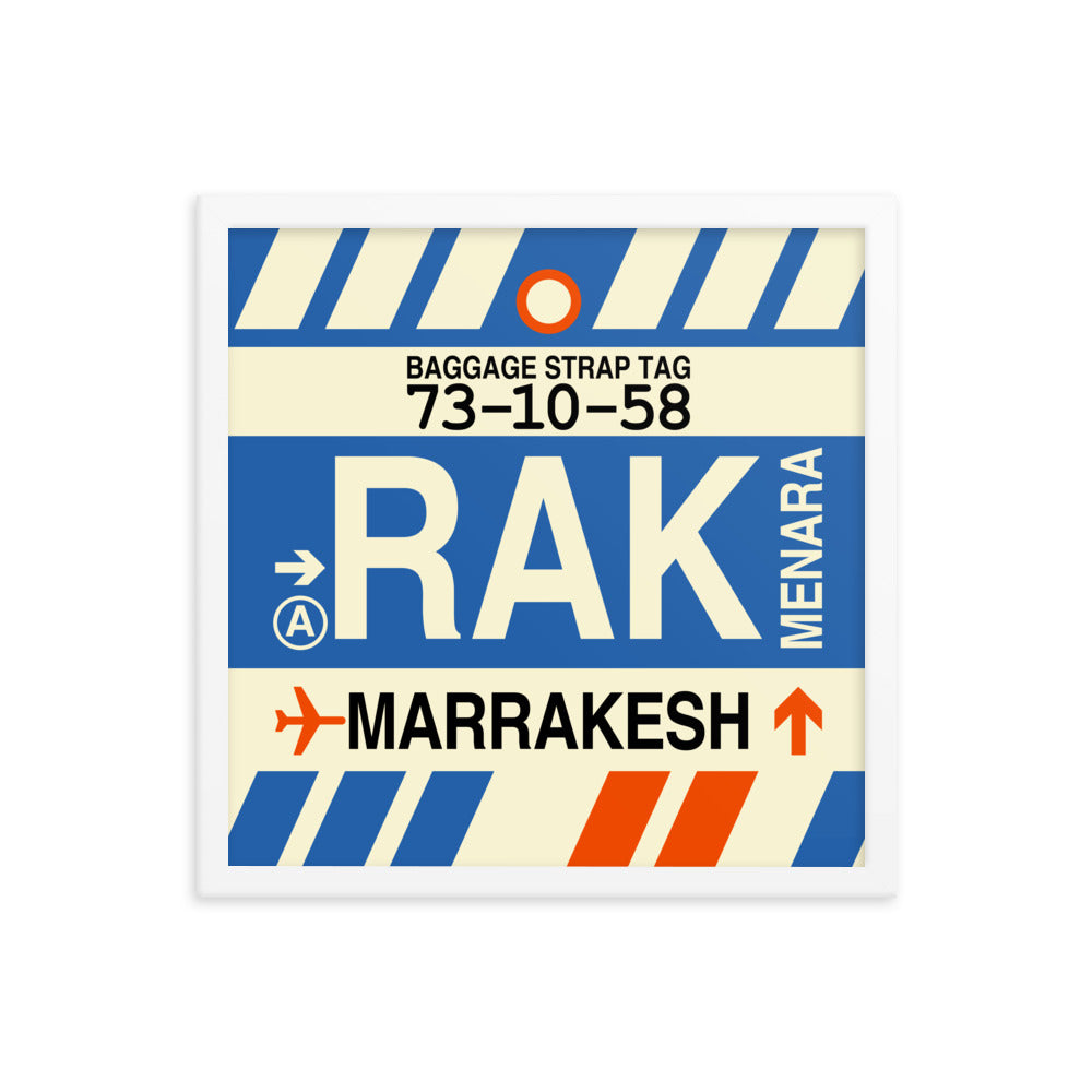 Travel-Themed Framed Print • RAK Marrakesh Souvenir • YHM Designs - Image 14