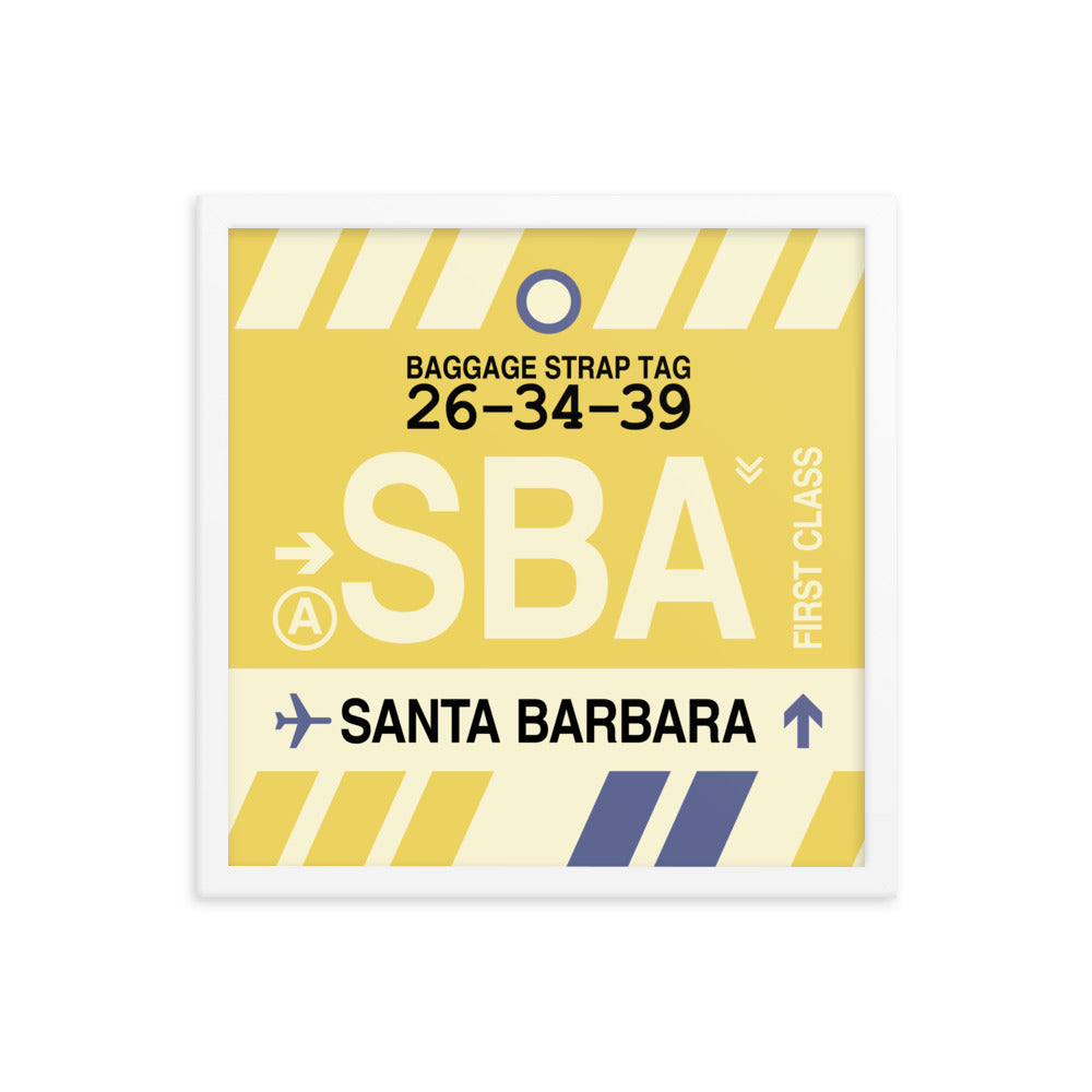Travel-Themed Framed Print • SBA Santa Barbara • YHM Designs - Image 14
