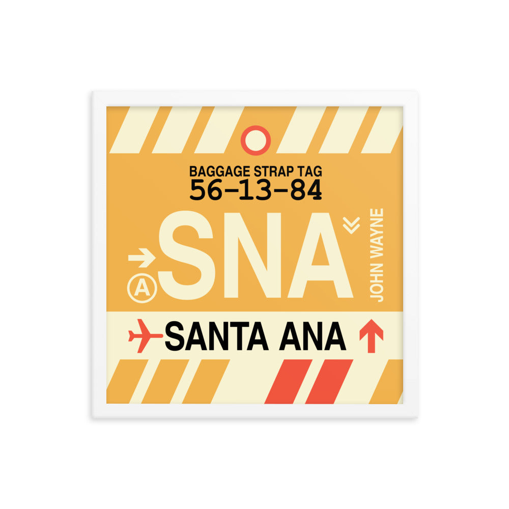 Travel-Themed Framed Print • SNA Santa Ana Souvenir • YHM Designs - Image 14