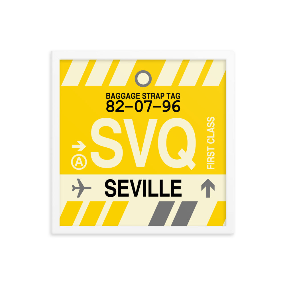 Travel-Themed Framed Print • SVQ Seville • YHM Designs - Image 14