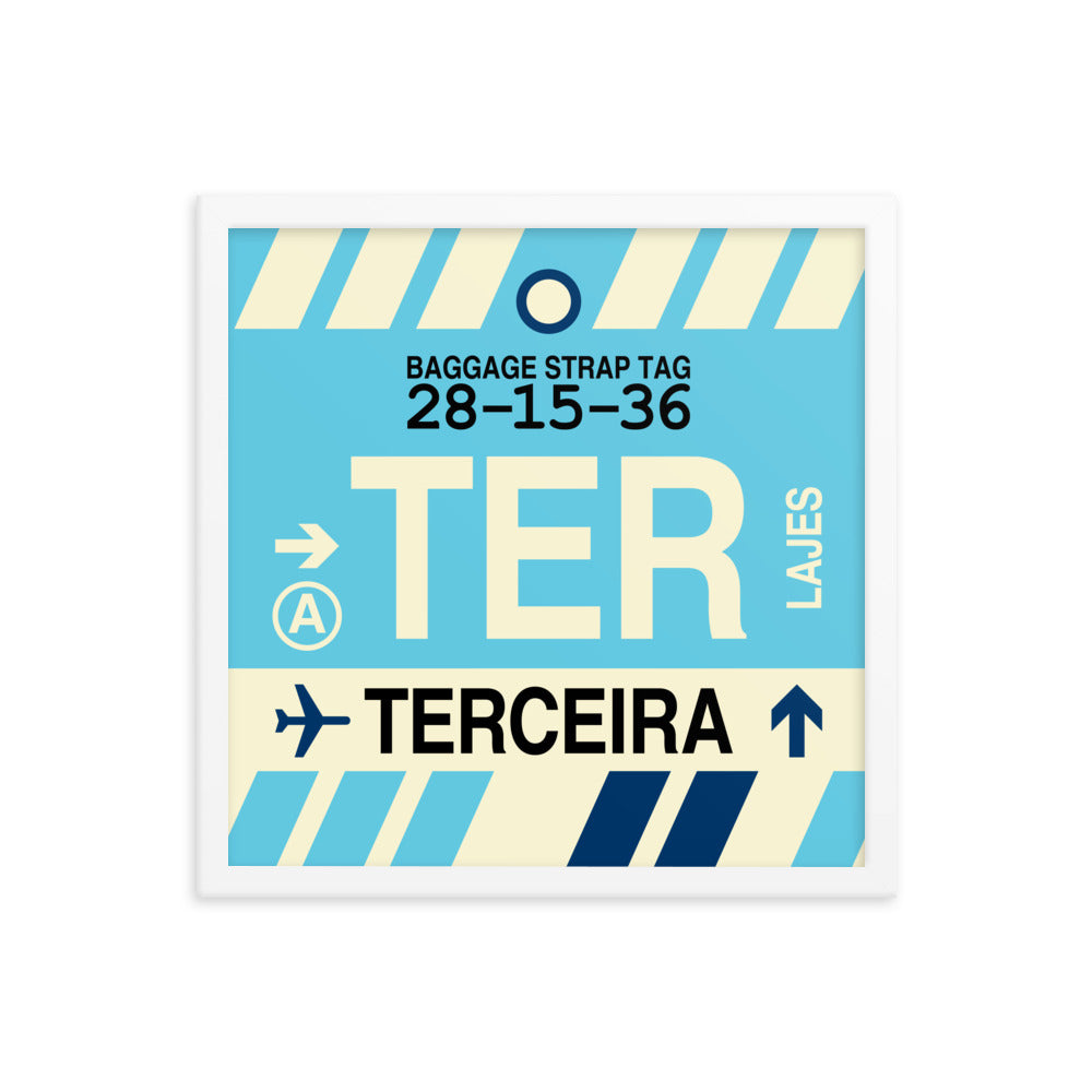Travel-Themed Framed Print • TER Terceira • YHM Designs - Image 14