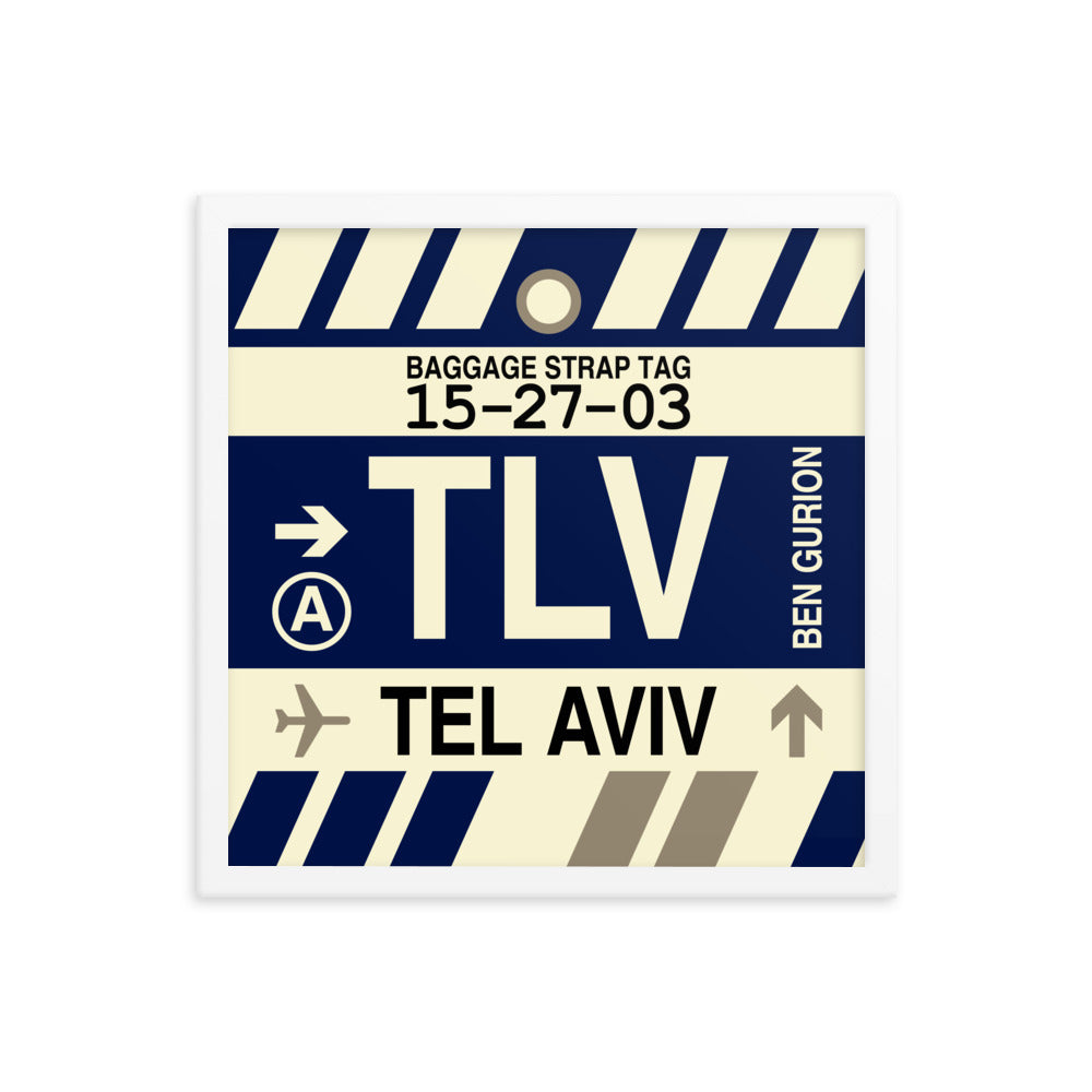 Travel-Themed Framed Print • TLV Tel Aviv • YHM Designs - Image 14