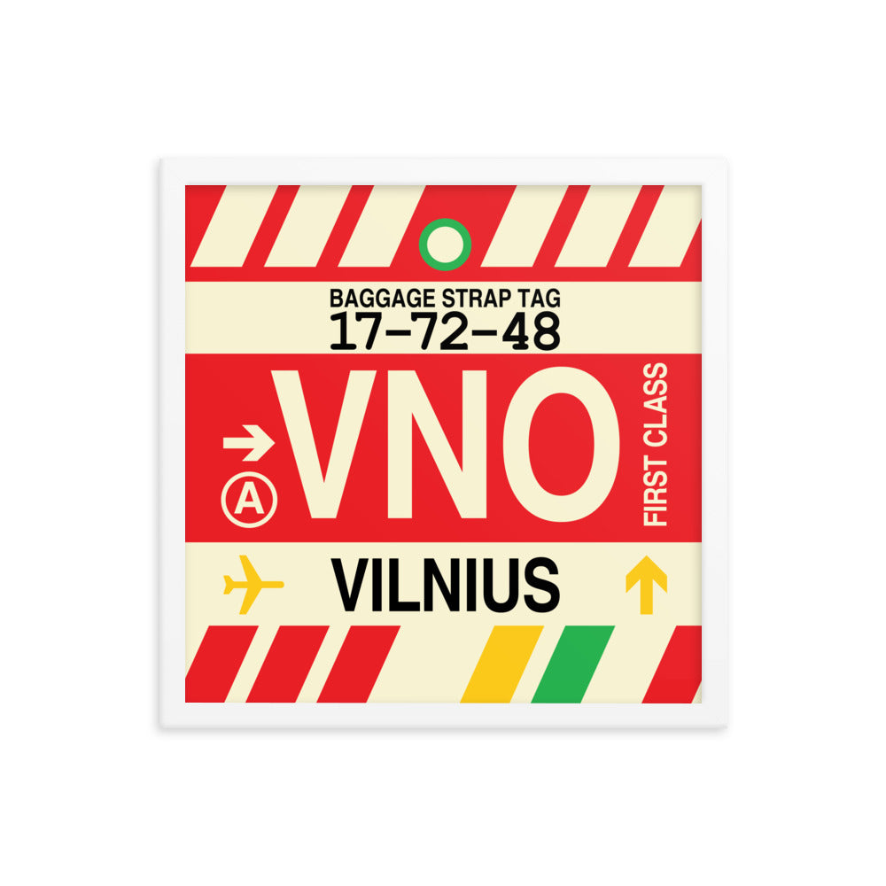 Travel-Themed Framed Print • VNO Vilnius • YHM Designs - Image 14