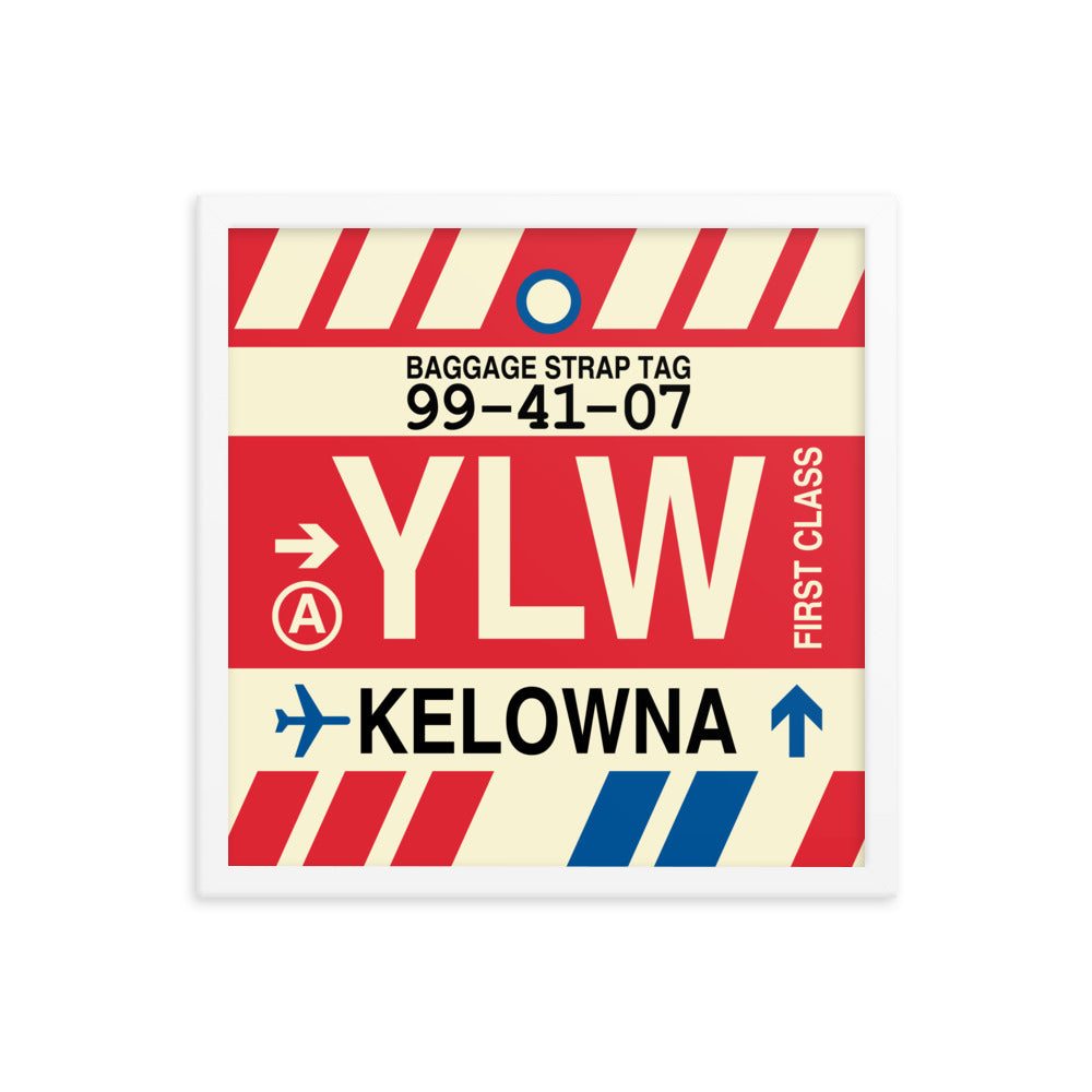 Travel-Themed Framed Print • YLW Kelowna • YHM Designs - Image 14