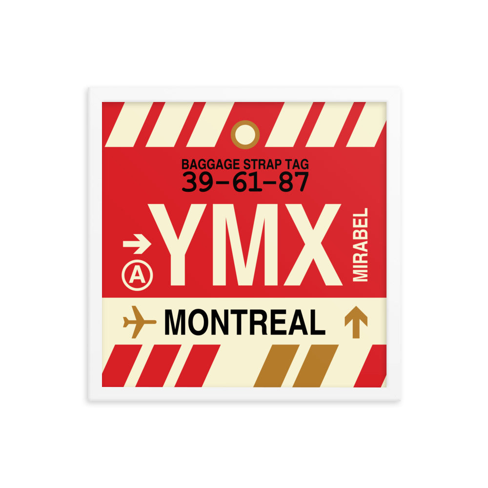Travel-Themed Framed Print • YMX Montreal • YHM Designs - Image 14