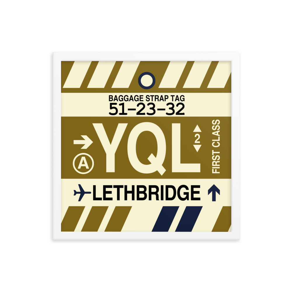 Travel-Themed Framed Print • YQL Lethbridge • YHM Designs - Image 14