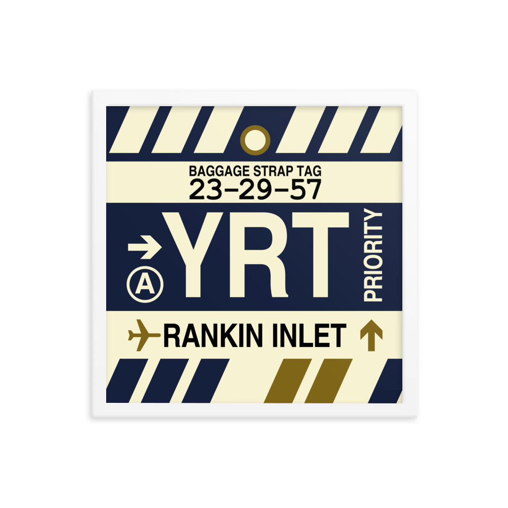 Travel-Themed Framed Print • YRT Rankin Inlet • YHM Designs - Image 14
