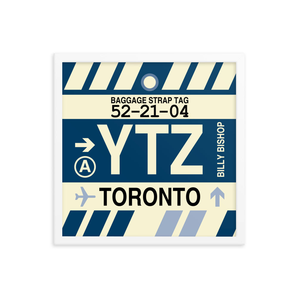 Travel-Themed Framed Print • YTZ Toronto • YHM Designs - Image 14