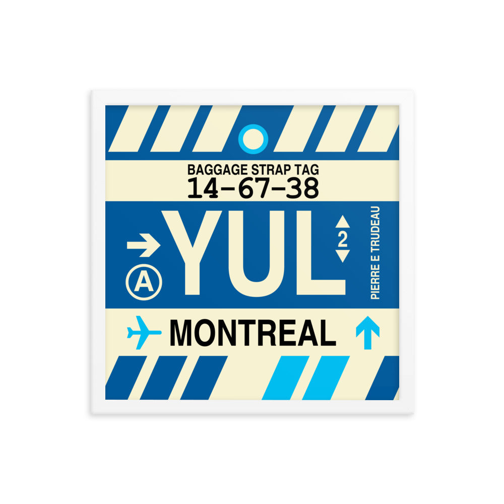Travel-Themed Framed Print • YUL Montreal • YHM Designs - Image 14