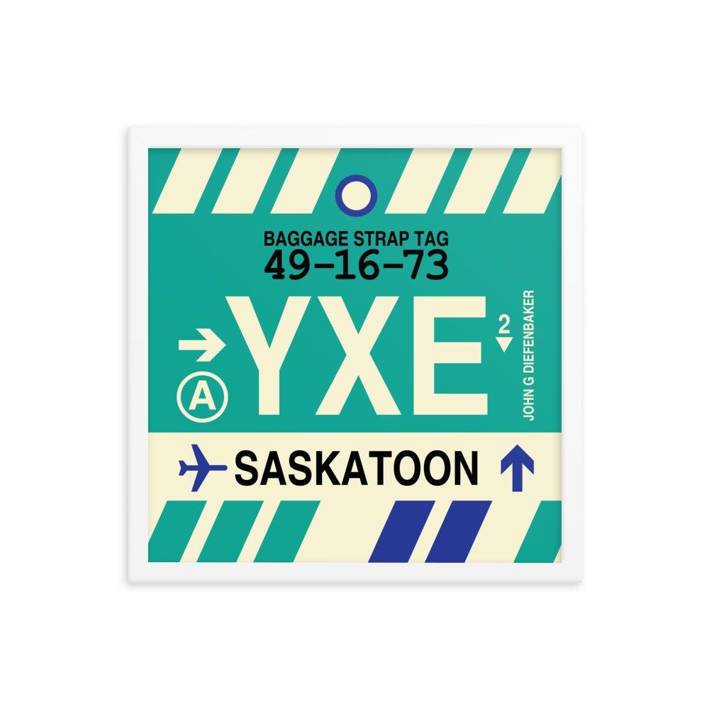 Travel-Themed Framed Print • YXE Saskatoon • YHM Designs - Image 14