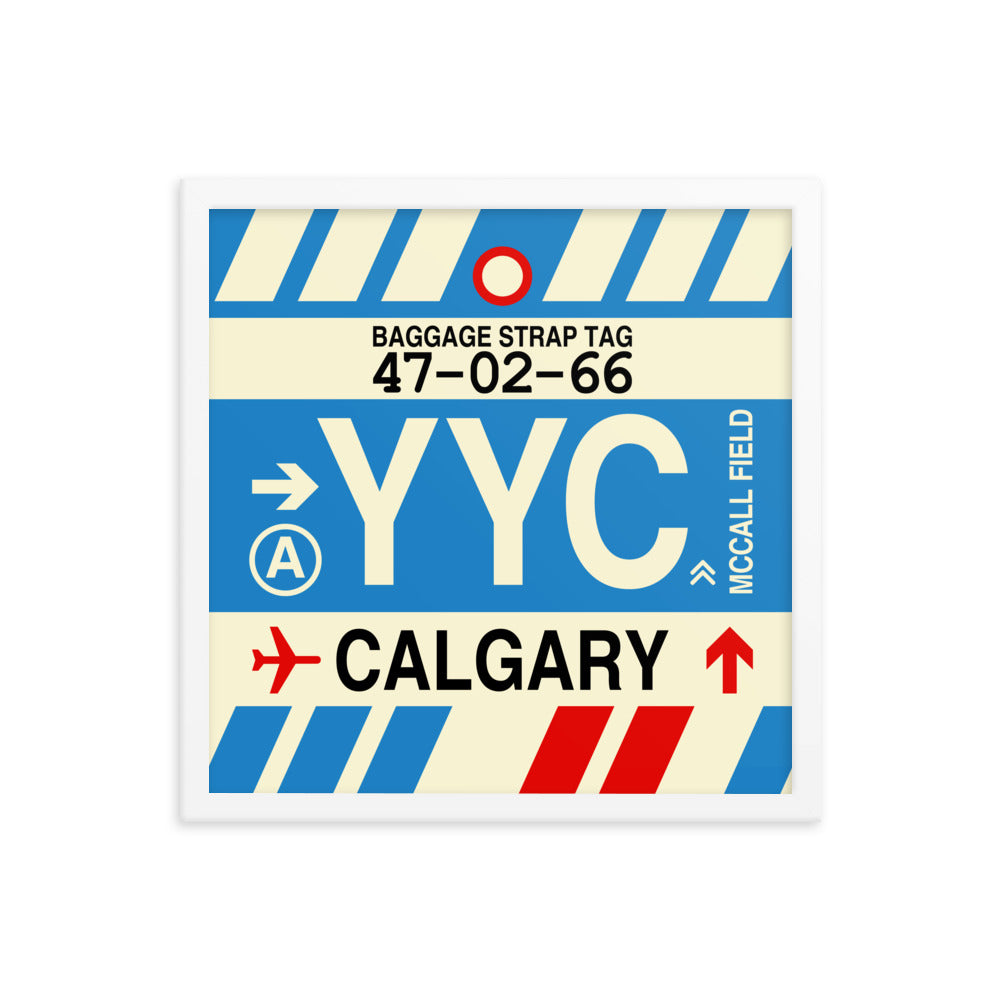 Travel-Themed Framed Print • YYC Calgary • YHM Designs - Image 14