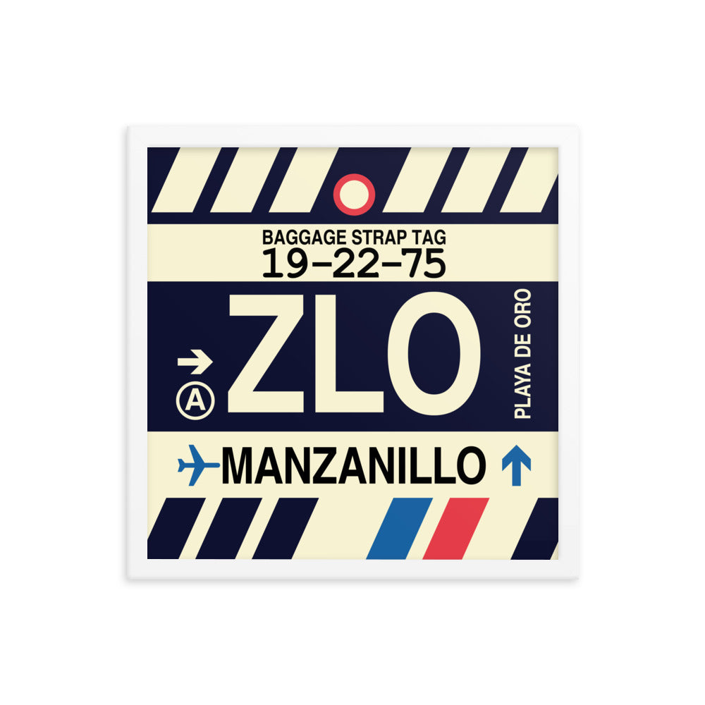 Travel-Themed Framed Print • ZLO Manzanillo • YHM Designs - Image 14
