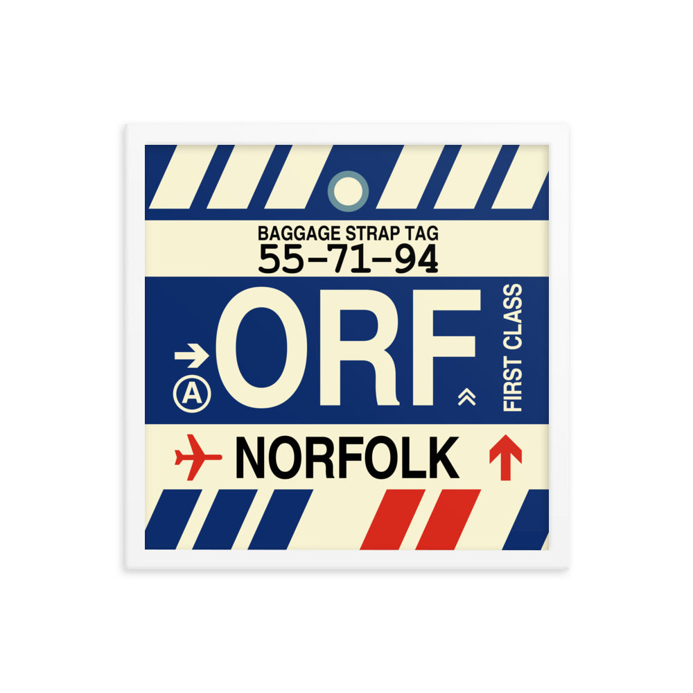 Travel-Themed Framed Print • ORF Norfolk • YHM Designs - Image 14