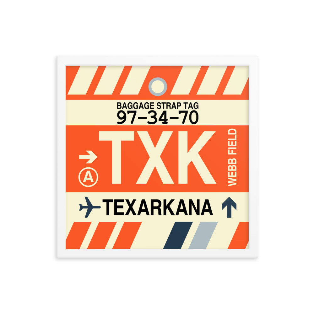 Travel-Themed Framed Print • TXK Texarkana • YHM Designs - Image 14