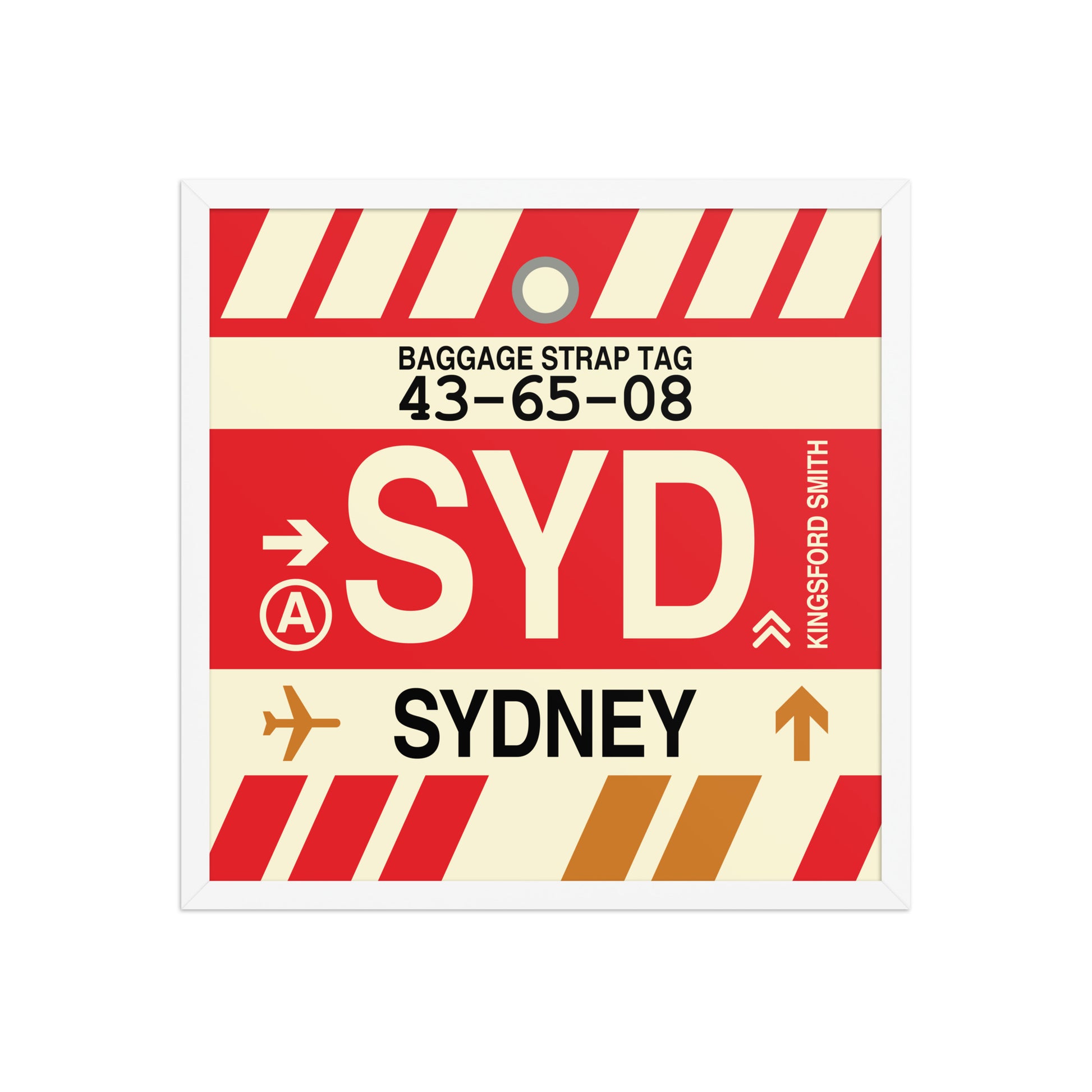 Travel-Themed Framed Print • SYD Sydney • YHM Designs - Image 15