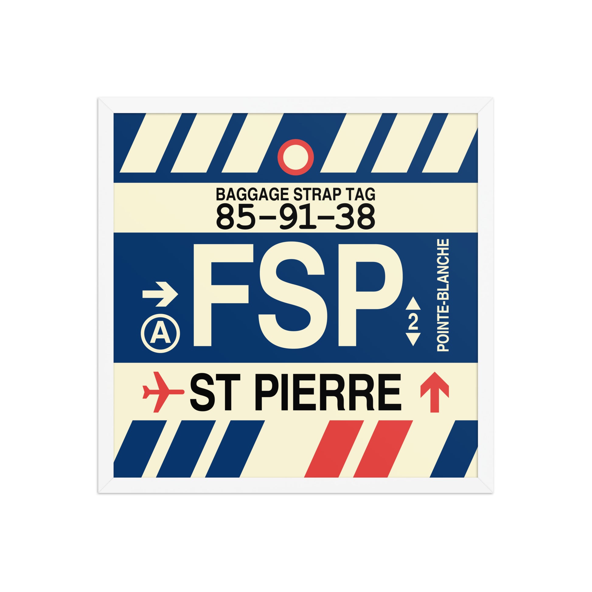 Travel-Themed Framed Print • FSP St-Pierre Souvenir • YHM Designs - Image 15
