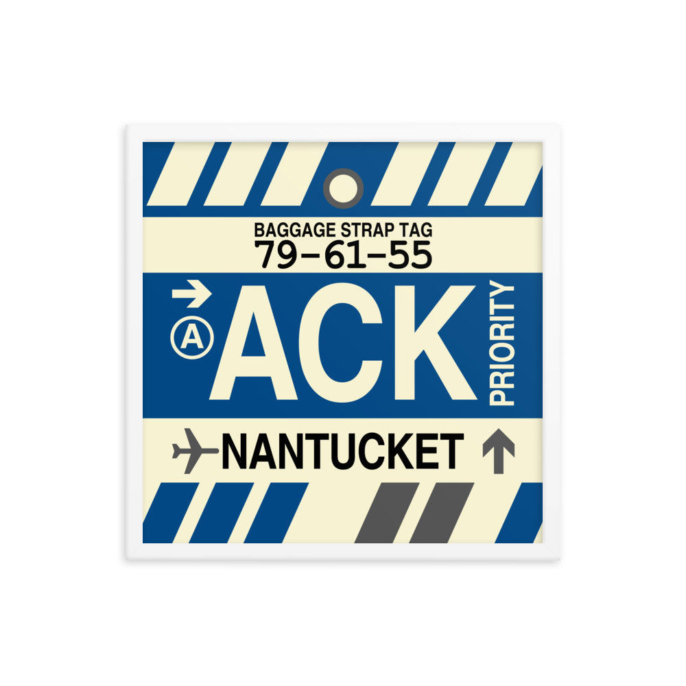 Travel-Themed Framed Print • ACK Nantucket • YHM Designs - Image 15