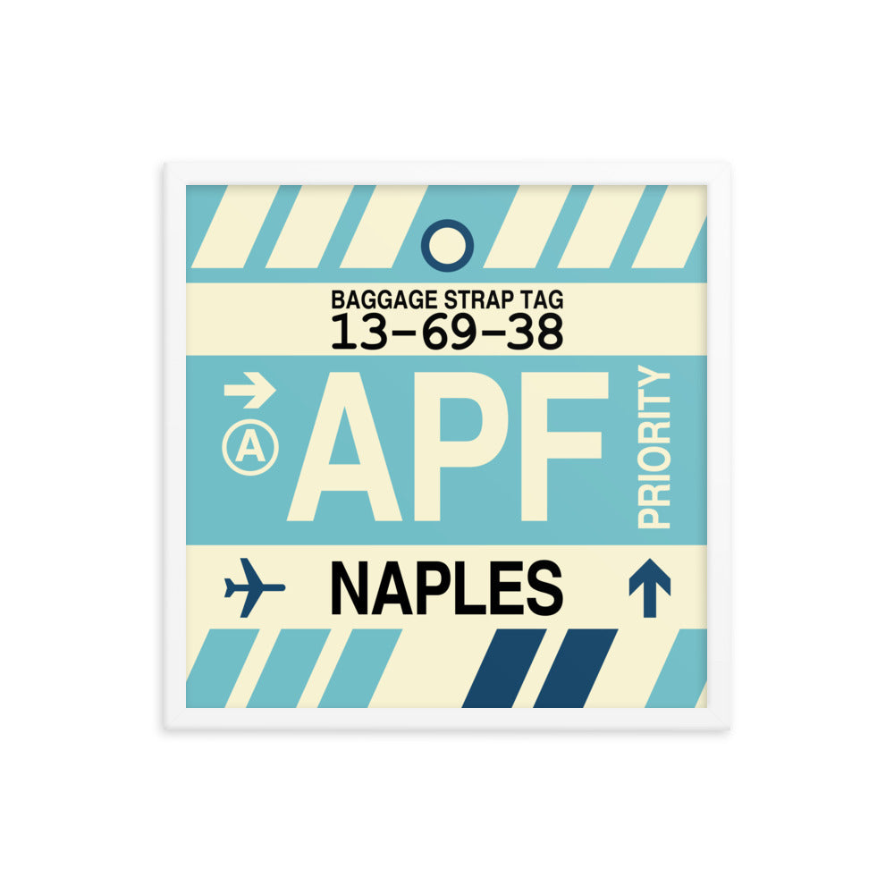 Travel-Themed Framed Print • APF Naples Souvenir • YHM Designs - Image 15