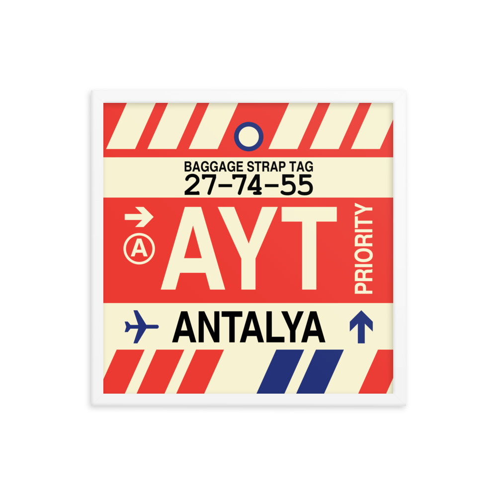 Travel-Themed Framed Print • AYT Antalya • YHM Designs - Image 15