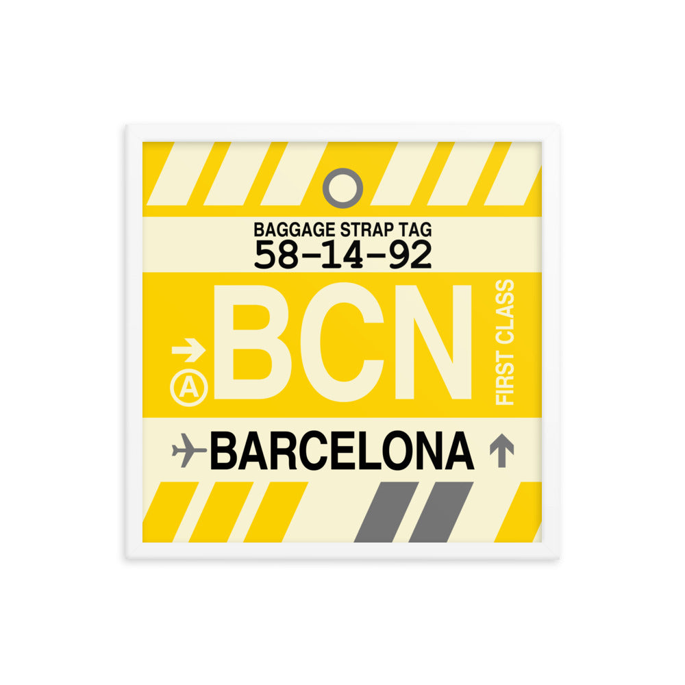 Travel-Themed Framed Print • BCN Barcelona • YHM Designs - Image 15