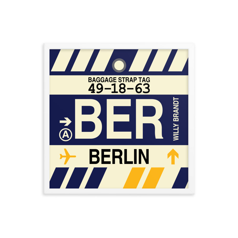 Travel-Themed Framed Print • BER Berlin • YHM Designs - Image 15