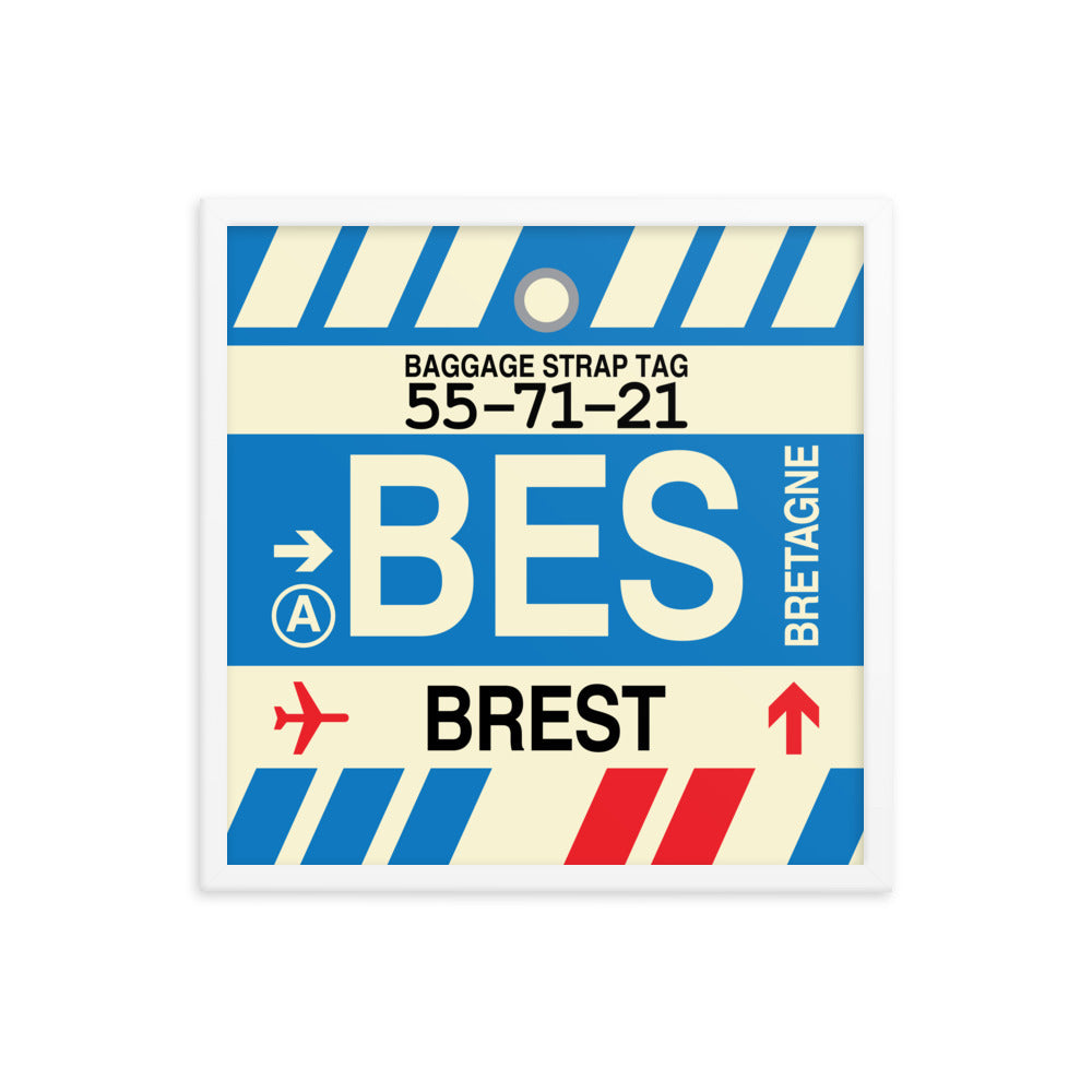 Travel-Themed Framed Print • BES Brest • YHM Designs - Image 15