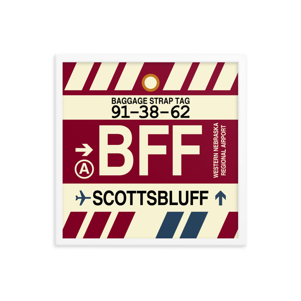 Travel-Themed Framed Print • BFF Scottsbluff • YHM Designs - Image 15