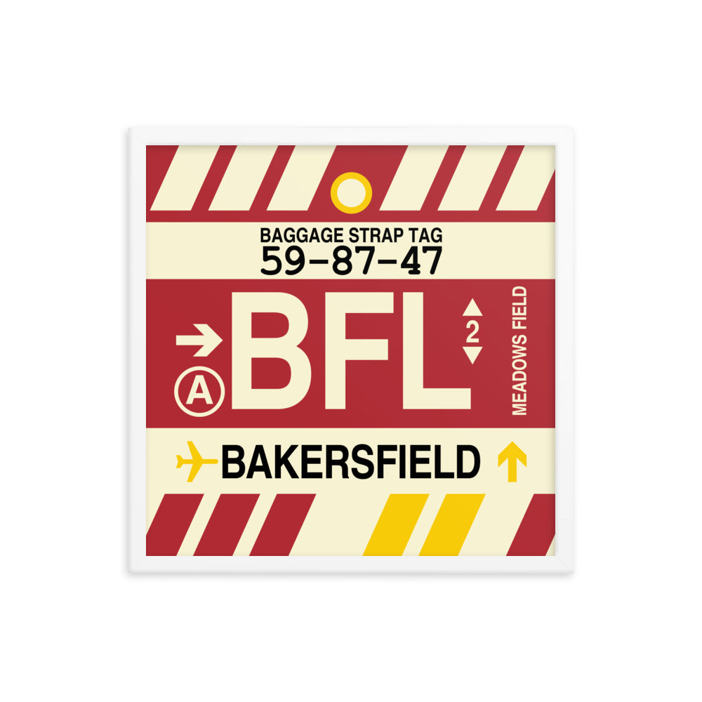 Travel-Themed Framed Print • BFL Bakersfield • YHM Designs - Image 15