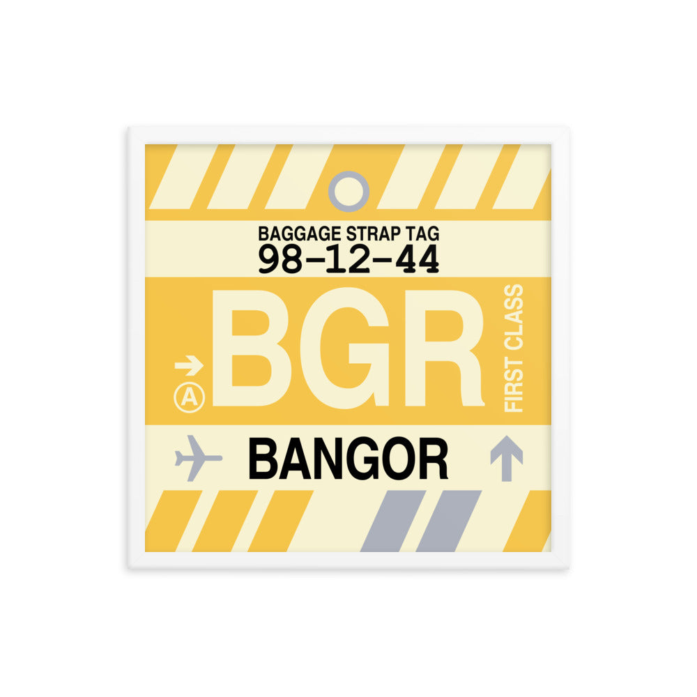 Travel-Themed Framed Print • BGR Bangor • YHM Designs - Image 15
