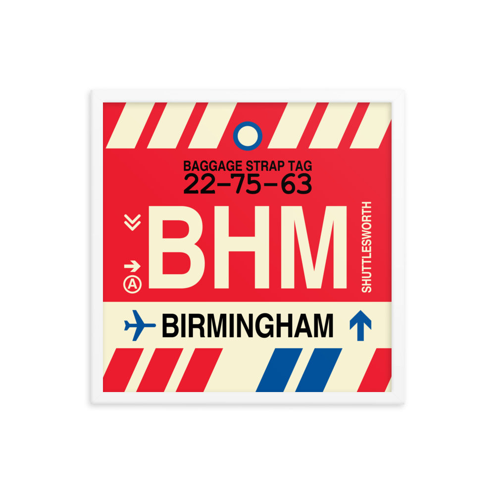 Travel-Themed Framed Print • BHM Birmingham • YHM Designs - Image 15