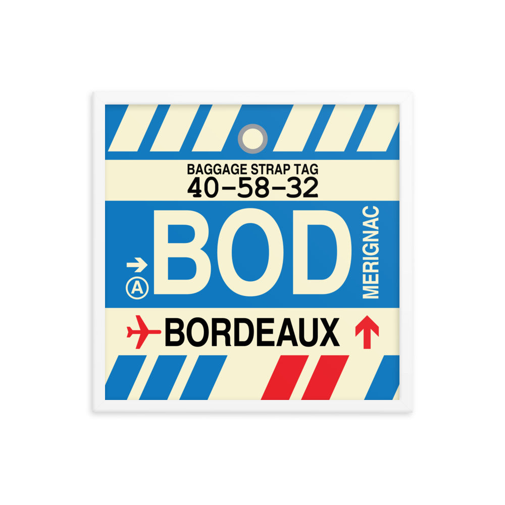 Travel-Themed Framed Print • BOD Bordeaux • YHM Designs - Image 15